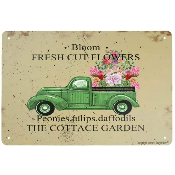 METAL VINTAGE SHABBY-CHIC TIN COCO POPS PLAQUE/FRIDGE MAGNET METAL VINTAGE SHABBY-CHIC TIN COCO POPS PLAQUE/FRIDGE MAGNET